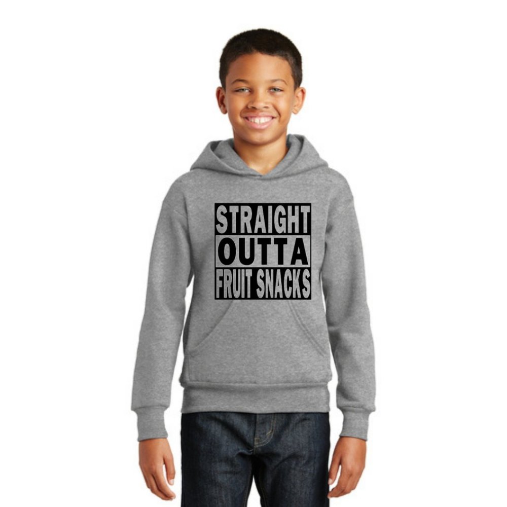 Straight Outta Fruit Snacks Youth Hoodie